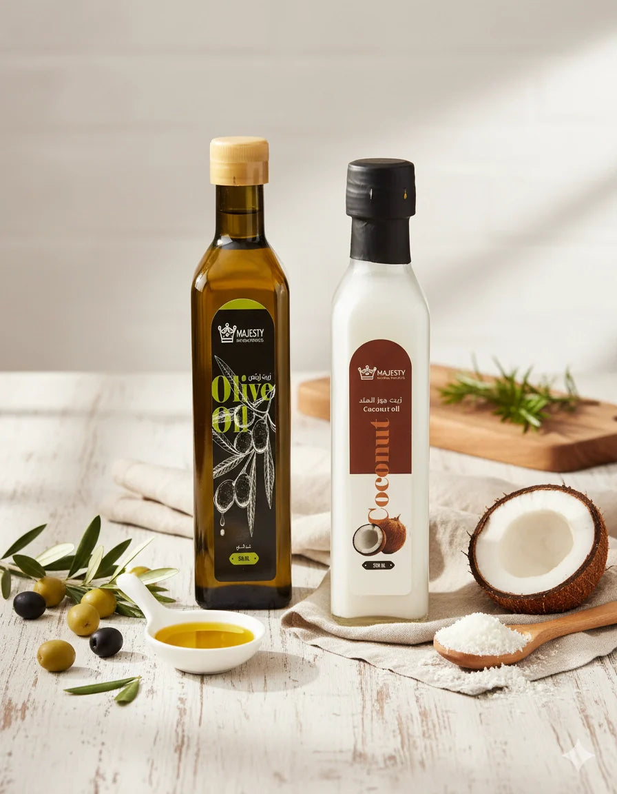 زيت و خل طبيعي